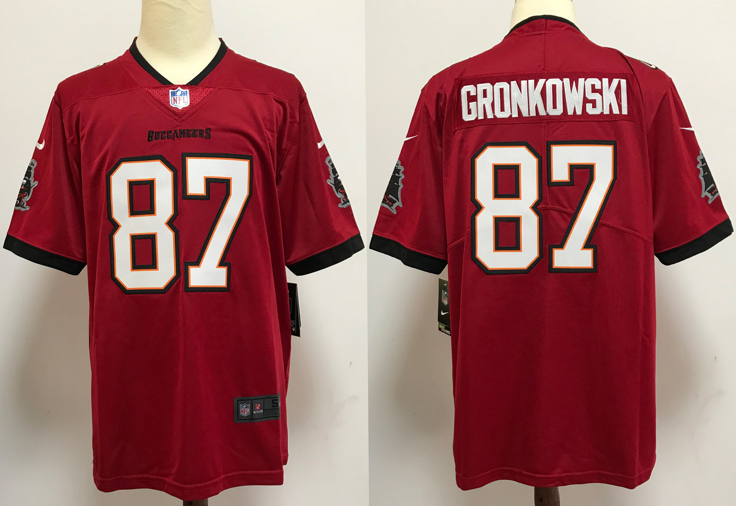 Rob Gronkowski Tampa Bay Buccaneers NFL Legends Nike Vapor Limited Home Jersey - Red