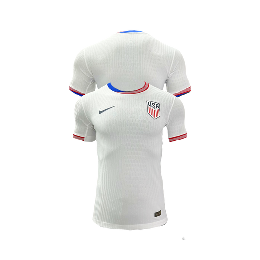 United States National Team 2024/25 Season Home Nike Authentic  Player Version Jersey -(Custom) White