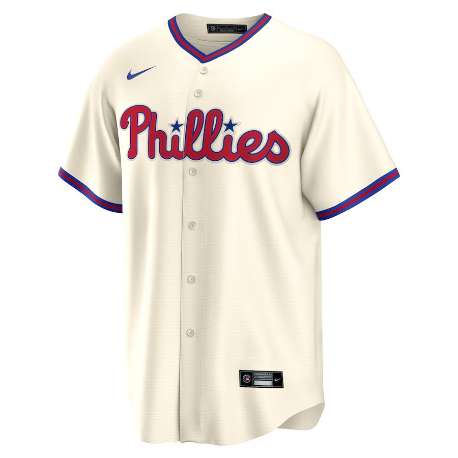 Philadelphia Phillies Bryce Harper MLB Nike City Connect Official Alternate Player Jersey - Cream