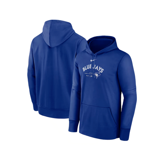 Toronto Blue Jays MLB City Connect Nike Therma Performance Pullover Hoodie - Blue