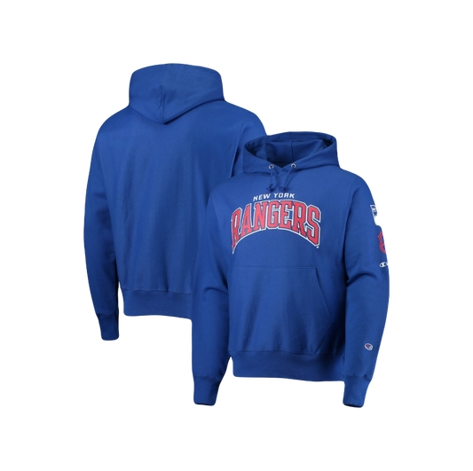 New York Rangers NHL Blue Champions Brand Hoodie Jacket