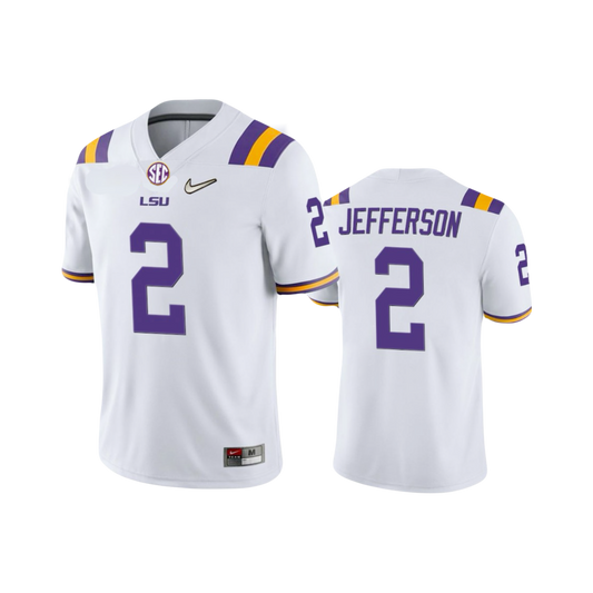 Justin Jefferson LSU Tigers 2020 NCAA Campus Legend College Football Jersey - White