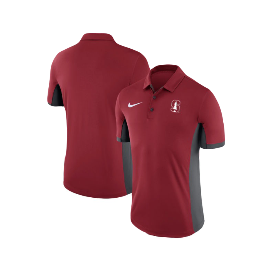 Stanford Cardinals Red NCAA Nike Athletic Polo Golf Shirts