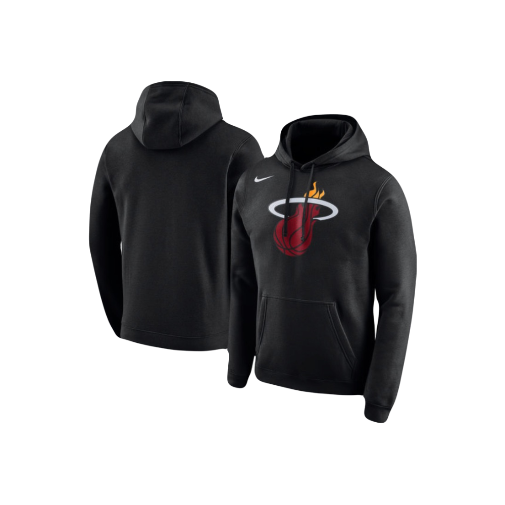 Miami Heat Nike NBA Black Statement Edition Essential Logo Pullover Hoodie