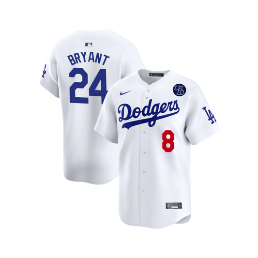Los Angeles Dodgers Kobe Bryant MLB ‘Mamba Edition’ Official Nike Home Player Jersey - White