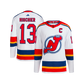 New Jersey Devils Nico Hischier Adidas NHL 2022 Reverse Retro Premier Player Jersey