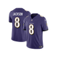 Lamar Jackson Baltimore Ravens Purple NFL Vapor Limited F.U.S.E Home Jersey