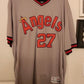 Los Angeles “Anaheim” Angels 1980’s Mike Trout MLB Home Cooperstown Classic Jersey - Gray