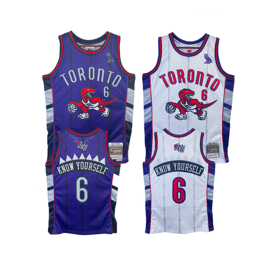 Toronto Raptors ‘OVO’ Mitchell & Ness 1998-99 NBA Hardwood Classic Iconic Swingman Jersey
