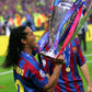 Ronaldinho FC Barcelona 2005/06 UEFA Champions League Final Authentic Nike Iconic Classic Retro Jersey - Blue & Red