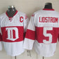 Detroit Red Wings Nicklas Lidstrom NHL Legends 2009 Winter Classic White Premier Player Jersey