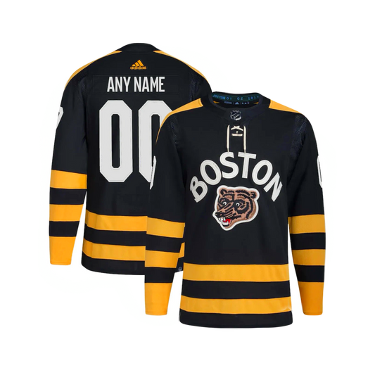 CUSTOM Boston Bruins 2023 Winter Classic Alternate Authentic Adidas NHL Premier Player Jersey - (ANY NAME & #)