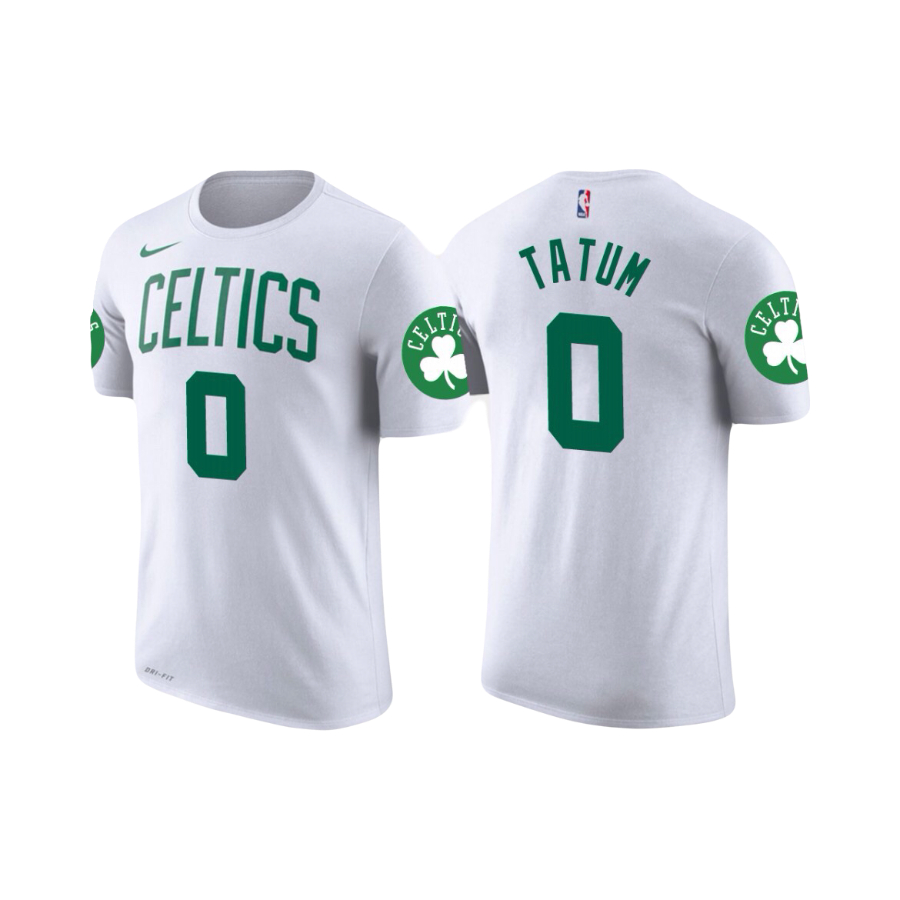 Jayson Tatum Boston Celtics Drifit Nike NBA Team White T Shirt