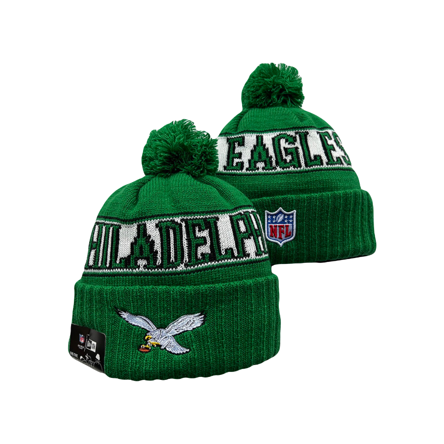 Philadelphia Eagles Classic Kelly Green NFL New Era Knit Beanie
