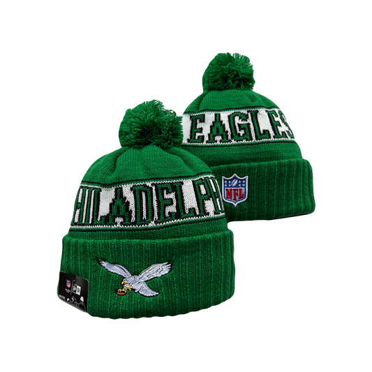 Philadelphia Eagles Classic Kelly Green NFL New Era Knit Beanie