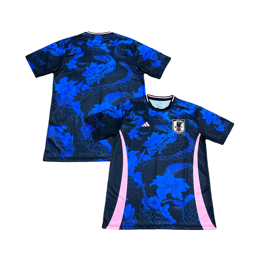 Japan National Team 2024/25 ‘Mighty Mount Fuji’ Edition Adidas Authentic Player Version Home Jersey - Samurai Blue Dragon (Custom)