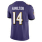 Baltimore Ravens Kyle Hamilton Purple NFL Vapor Limited F.U.S.E Home Jersey