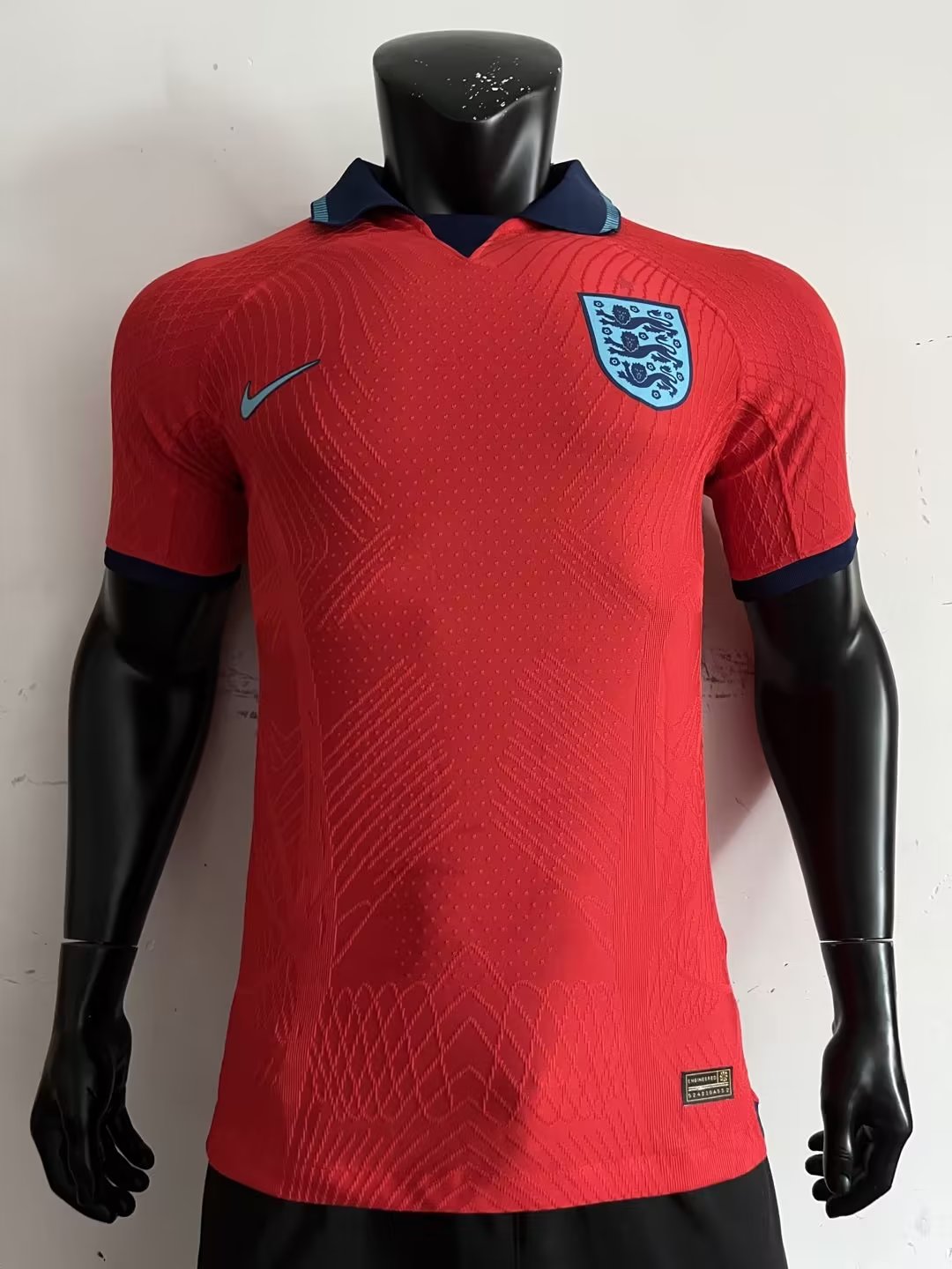 Jude Bellingham England National Team 2022/23 Nike On-Field Player Version Authentic Away Soccer Jersey - Red