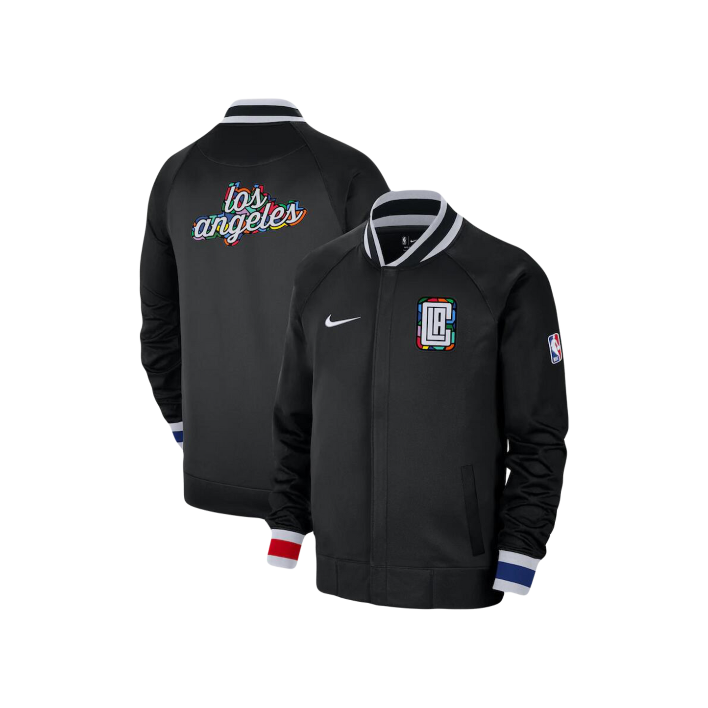 Los Angeles Clippers Nike 2022/23 NBA City Edition Showtime Thermaflex Full-Zip Bomber Jacket