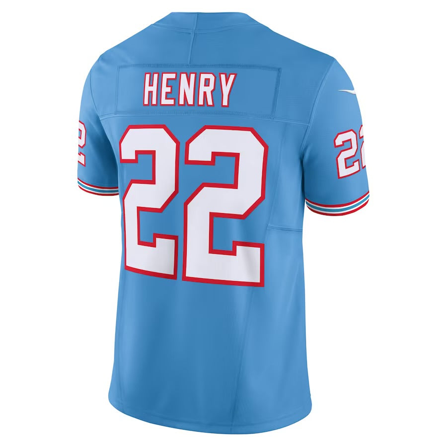 Tennessee Titans Derrick Henry NFL Nike Vapor 2023/2024 Throwback Alternate Jersey
