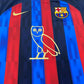 Raphina FC Barcelona 2022/23 Home Kit Nike ‘OVO Edition’ Fan Version Soccer Jersey - Navy Blue & Red