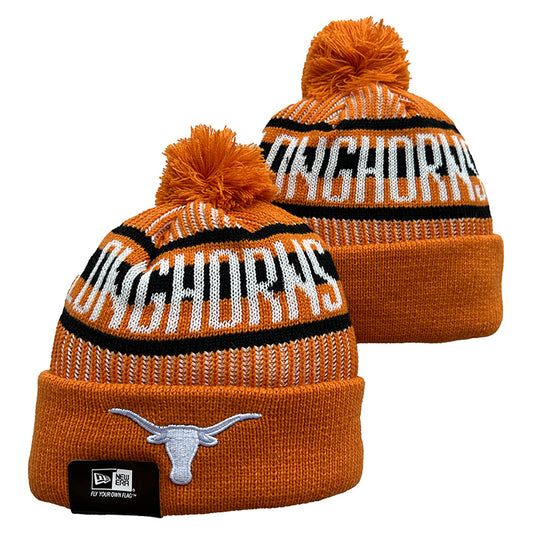 Texas Longhorns NCAA New Era Knit Beanie - Orange