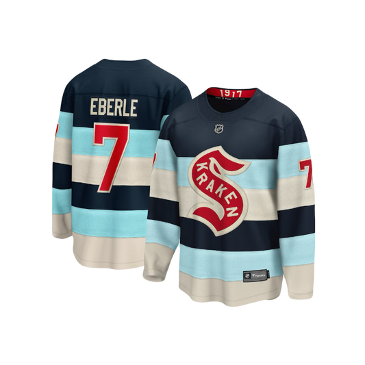 Seattle Kraken Jordan Eberle Fanatics Branded Deep Sea Blue 2024 NHL Winter Classic Breakaway Player Jersey