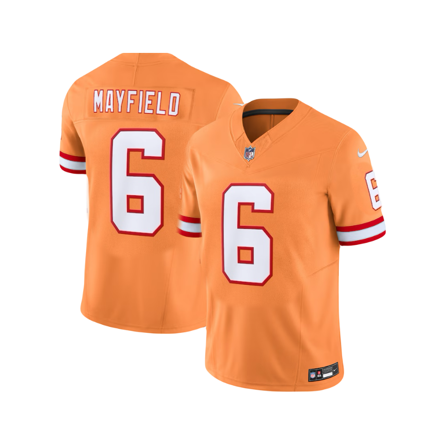 Baker Mayfield Tampa Bay Buccaneers Nike F.U.S.E Style NFL Throwback Creamsicle Classic Jersey - Orange