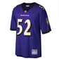 Baltimore Ravens Ray Lewis 2000 Mitchell & Ness NFL Legends Jersey - Purple Home
