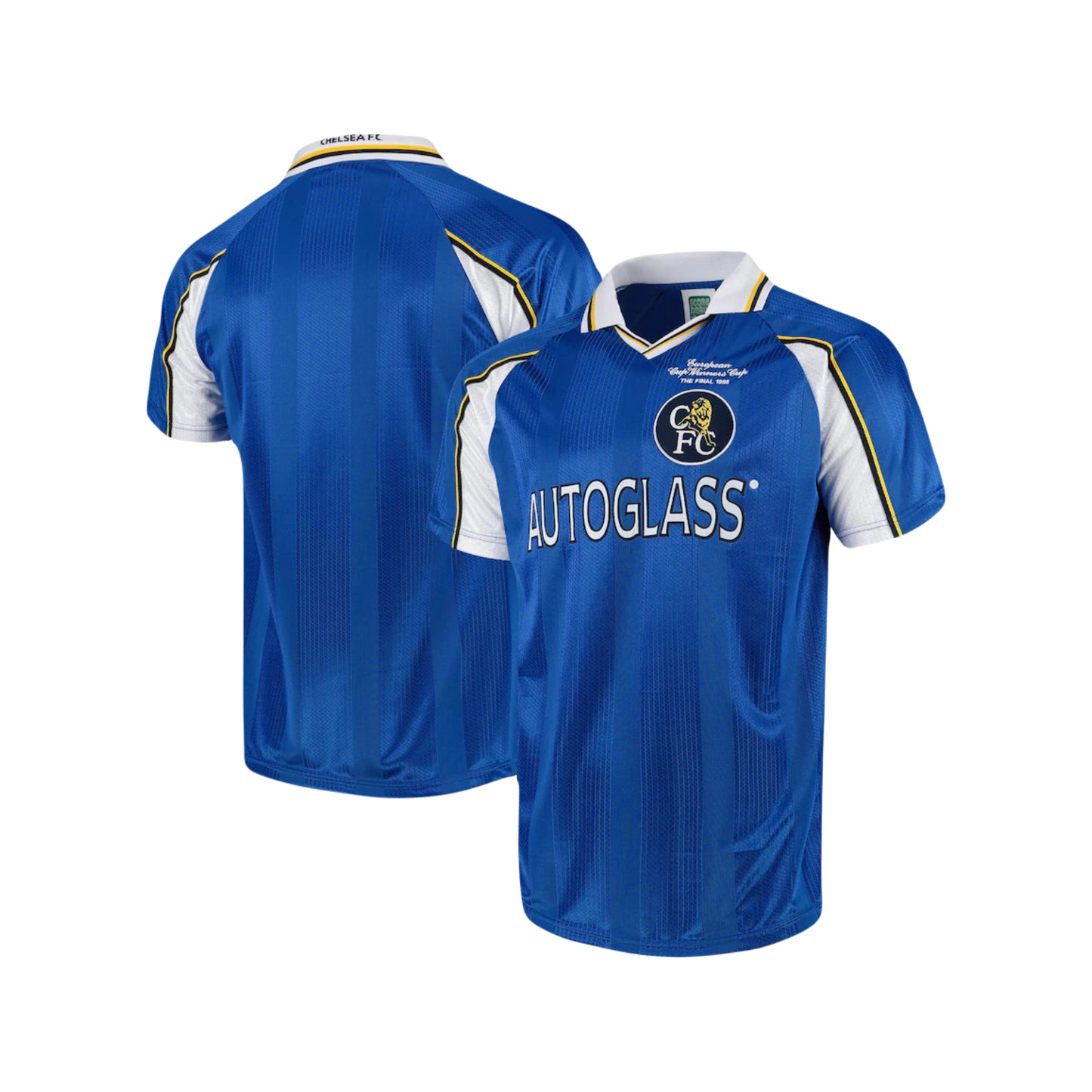Chelsea F.C Throwback Classic 1998 ECWC Final Home Retro Soccer Jersey - Blue