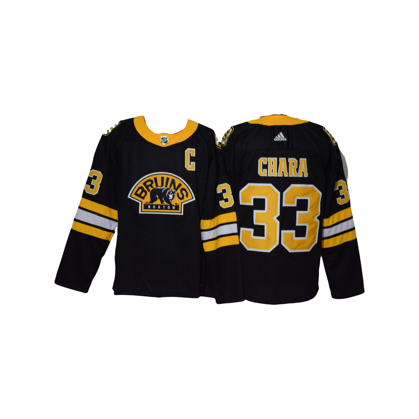 Boston Bruins Zdeno Chara NHL Adidas Black Reverse Retro Player Jersey
