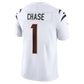 Cincinnati Bengals Ja’Marr Chase NFL F.U.S.E Style Nike Vapor Limited Jersey - White Away