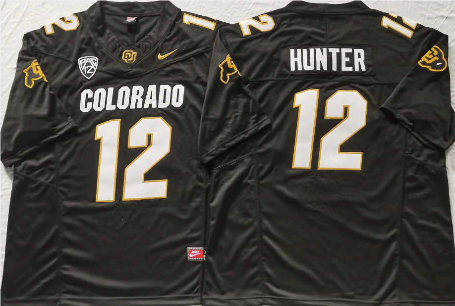 Travis Hunter Colorado Buffaloes Nike Alternate NCAA College Football Player Jersey - Blackout