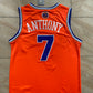 New York Knicks Carmelo Anthony NBA 2012-2013 Adidas Iconic Orange Jersey