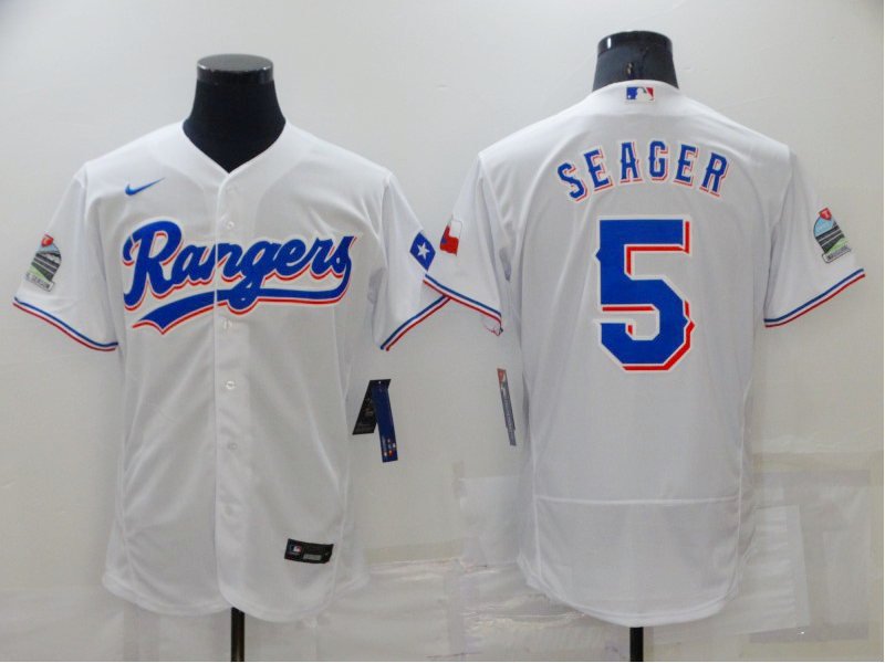 Cory Seager Texas Rangers MLB Official Nike Player Home Jersey - White