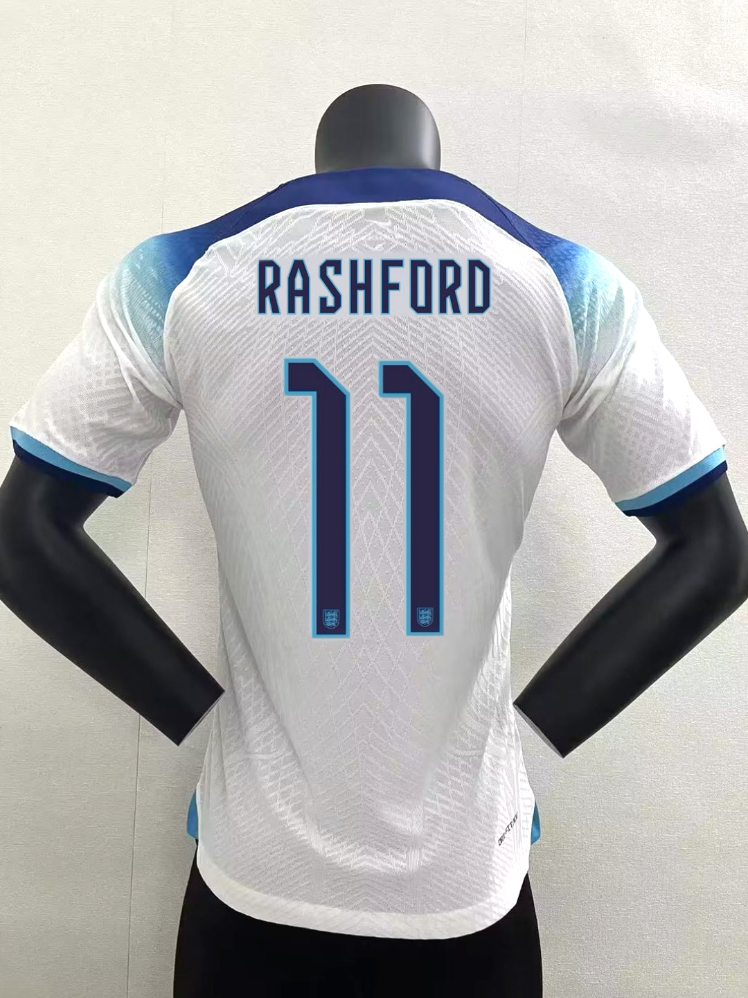 Marcus Rashford England National Team 2022/23 Nike On-Field Player Version Authentic Home Soccer Jersey - White