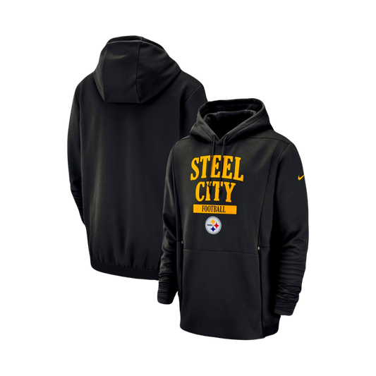 Pittsburgh Steelers NFL Nike ‘Steel City’ Athletic Pullover Black Hoodie Jacket