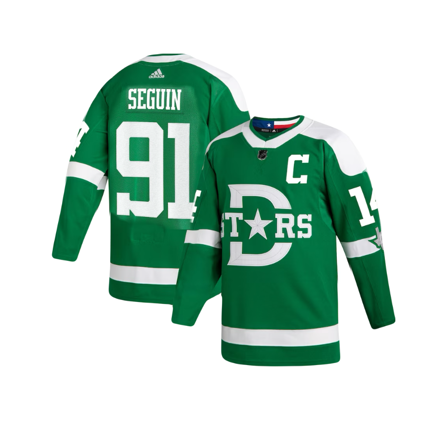 Dallas Stars Tyer Seguin NHL 2020 Winter Classic Authentic Adidas Premier Player Jersey - Green