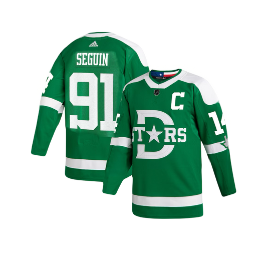 Dallas Stars Tyer Seguin NHL 2020 Winter Classic Authentic Adidas Premier Player Jersey - Green