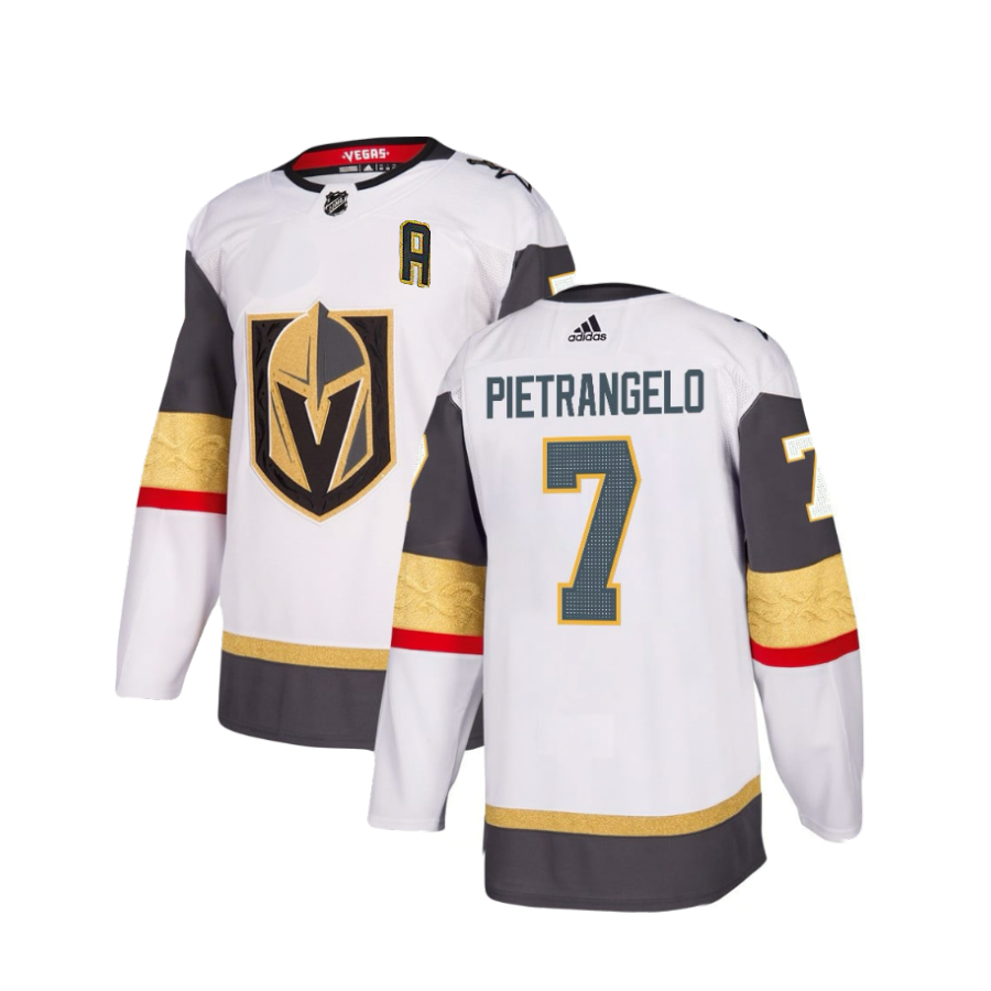 Vegas Golden Knights Alex Pietrangelo Adidas NHL 2023/24  Premier Player White Away Jersey