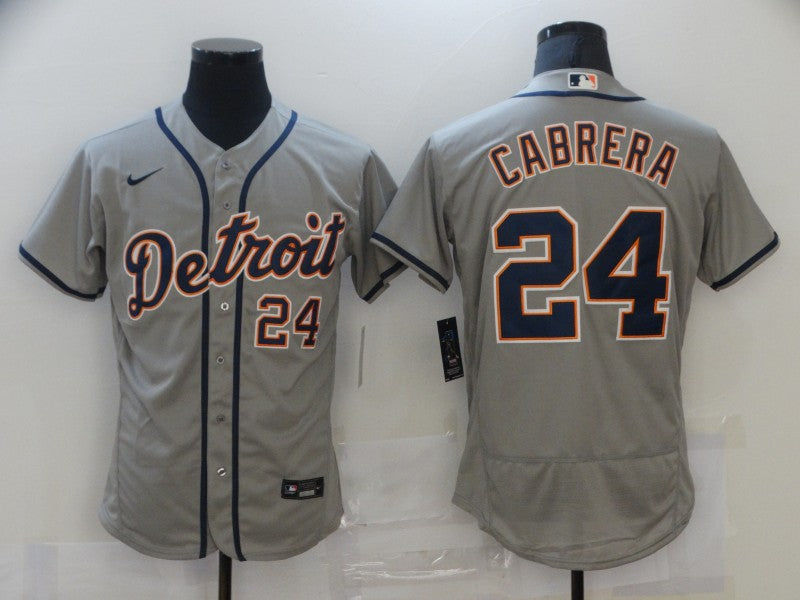 Detroit Tigers Miguel Cabrera MLB Official Nike Away Player Jersey - Grey