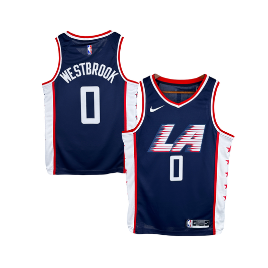 Russell Westbrook Los Angeles Clippers 2025 Official Nike City Edition NBA Swingman Jersey - Navy