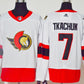 Ottawa Senators Brady Tkachuk Adidas NHL Premier Player White Away Jersey