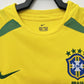 Ronaldinho Brazil National Soccer Team 2002 Korea World Cup Classic Iconic Authentic Nike Home Player Jersey - Yellow