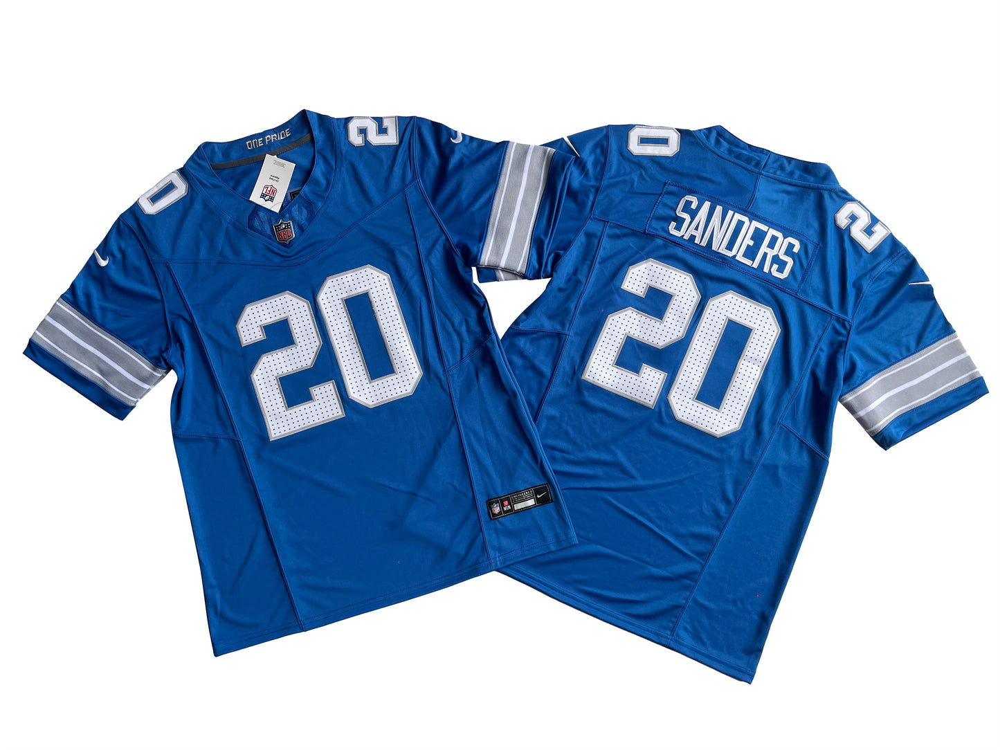 Barry Sanders Brown Detroit Lions 2024/25 New NFL F.U.S.E. Style Nike Legends Limited Home Jersey - Honolulu Blue