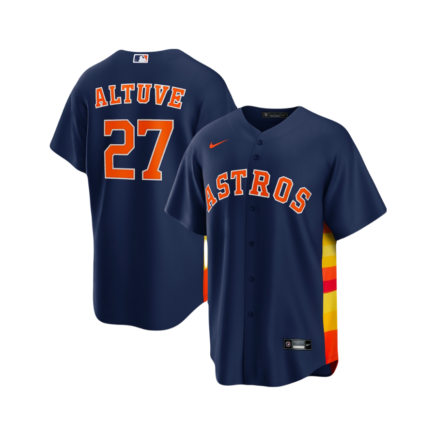 Jose Altuve Houston Astros MLB Official Nike Alternate Classic Player Jersey - Navy