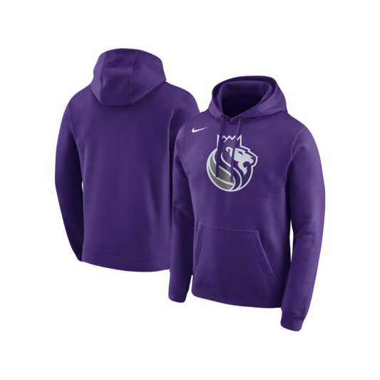 Sacramento Kings Nike NBA Purple City Edition Essential Logo Pullover Hoodie