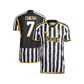 Federico Chiesa Juventus Home 2023/24 Soccer Season On-Field Authentic Adidas Player Version Jersey - Black White & Gold
