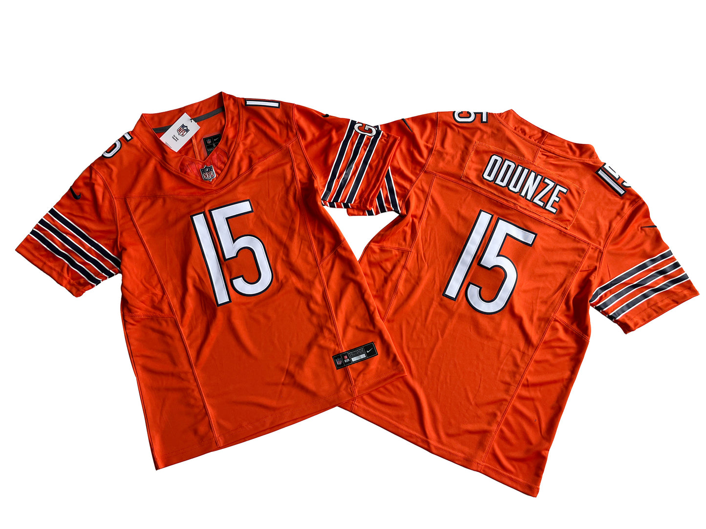 Rome Odunze Chicago Bears  2024/25 NFL F.U.S.E Style Nike Vapor Limited Alternate Jersey - Orange