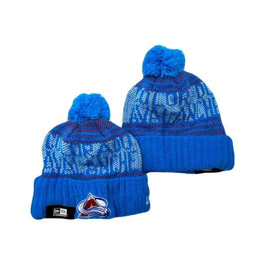 Colorado Avalanche NHL New Era Knit Beanie- Ice Blue